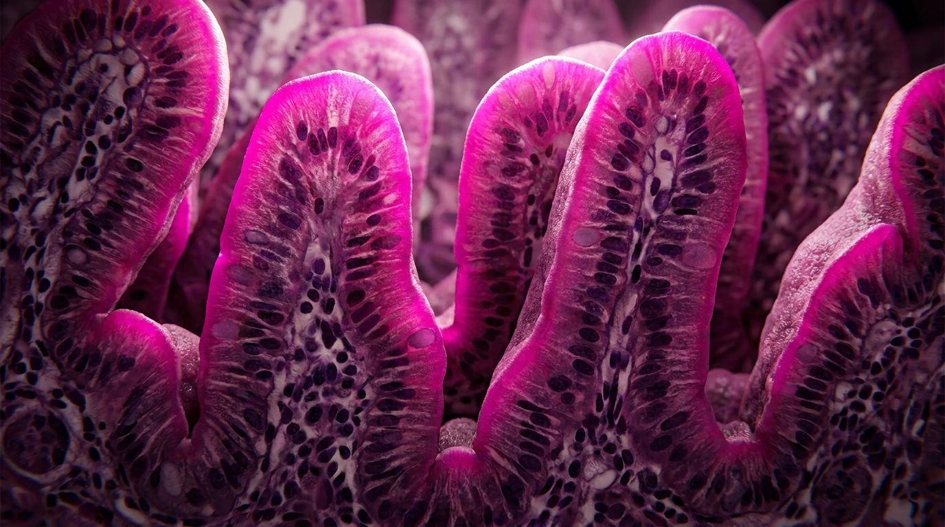 Generated reinterpretation of intestinal villi