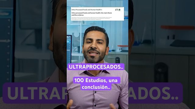 Video thumbnail: Ultra-processed foods: 100 studies, one conclusion