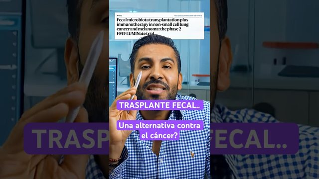 Video thumbnail: Fecal transplant: an alternative approach for cancer